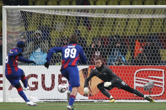 Football. UEFA Europa League. CSKA vs. PAOK