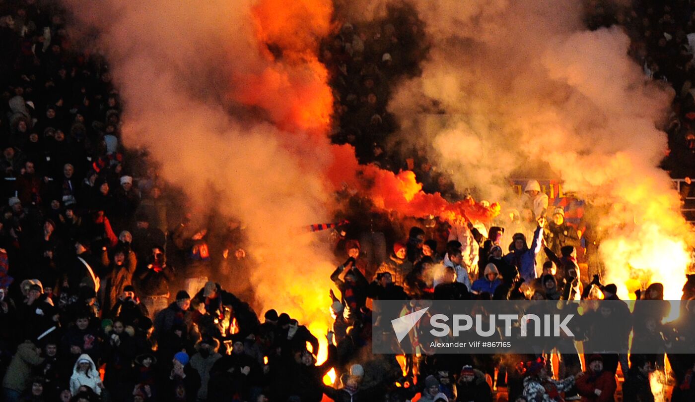 Football. UEFA Europa League. CSKA vs. PAOK