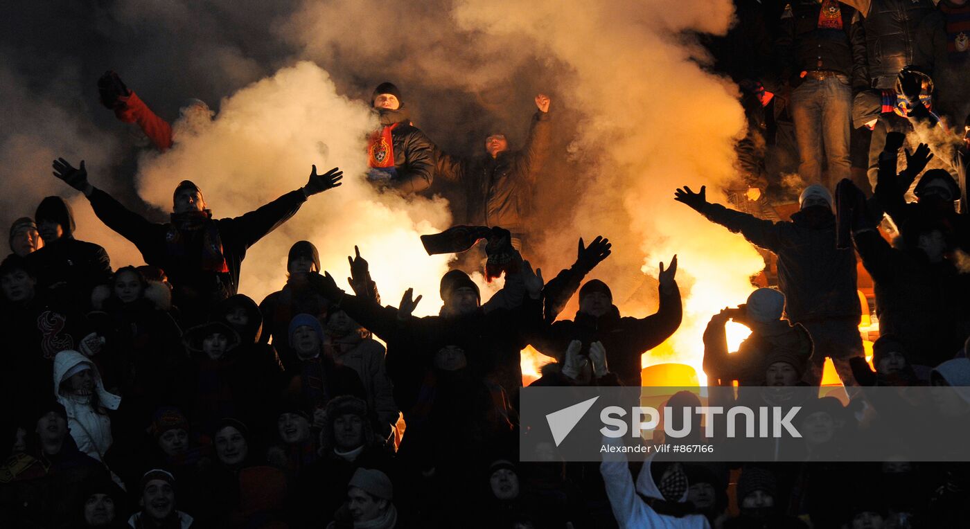 Football. UEFA Europa League. CSKA vs. PAOK