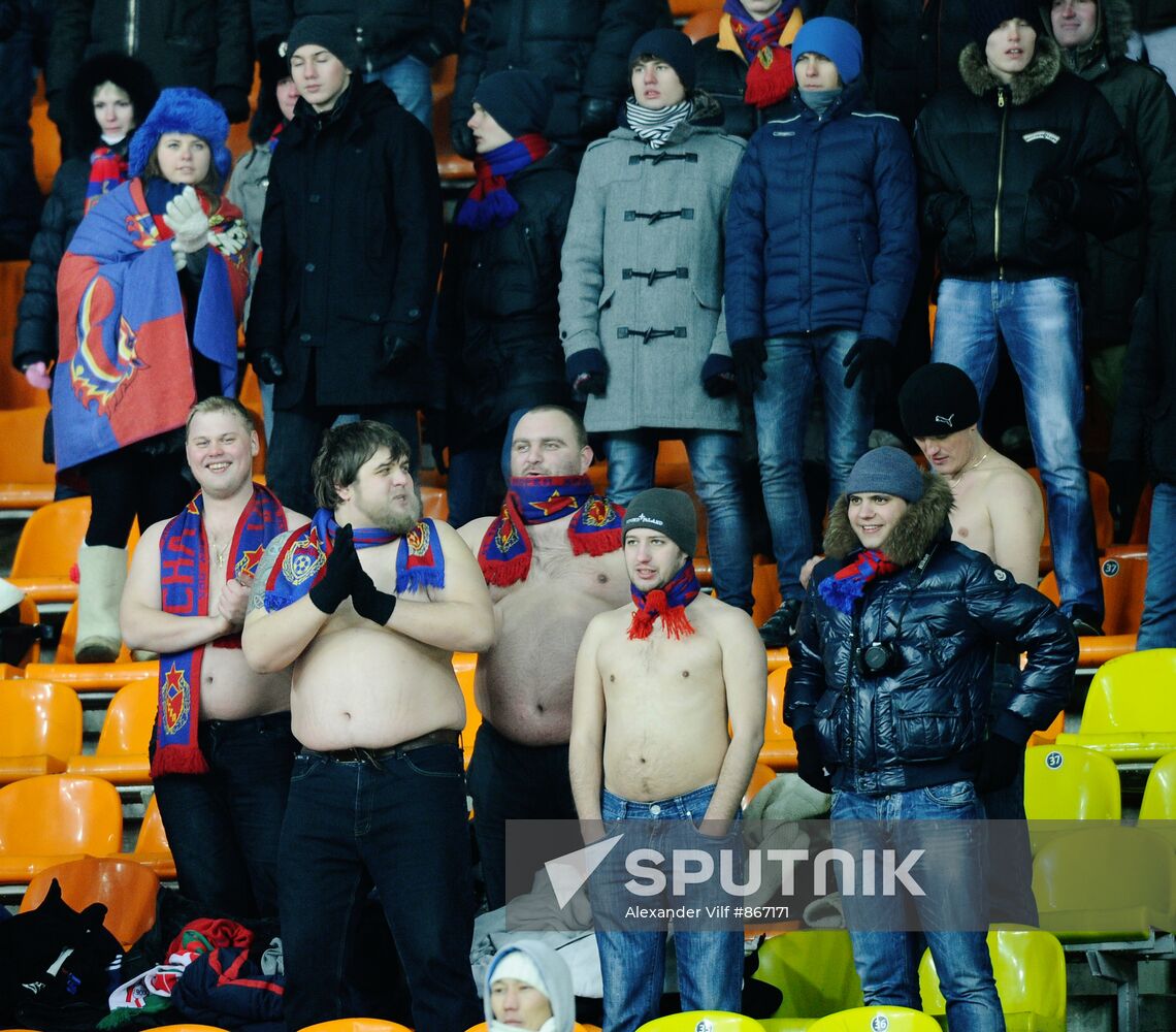 Football. UEFA Europa League. CSKA vs. PAOK