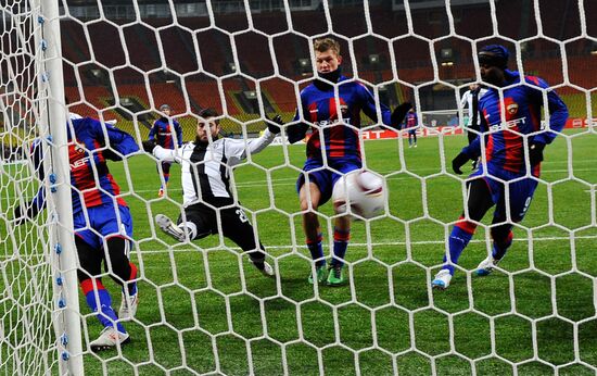 Football. UEFA Europa League. CSKA vs. PAOK