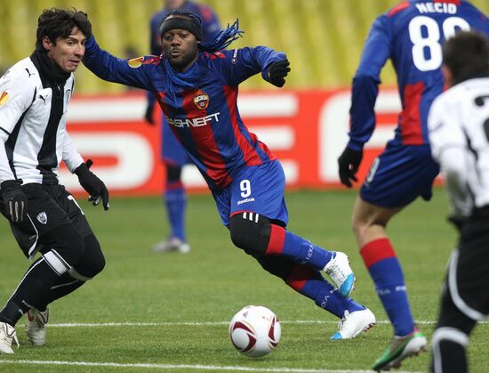 Football. UEFA Europa League. CSKA vs. PAOK