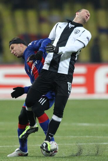 Football. UEFA Europa League. CSKA vs. PAOK