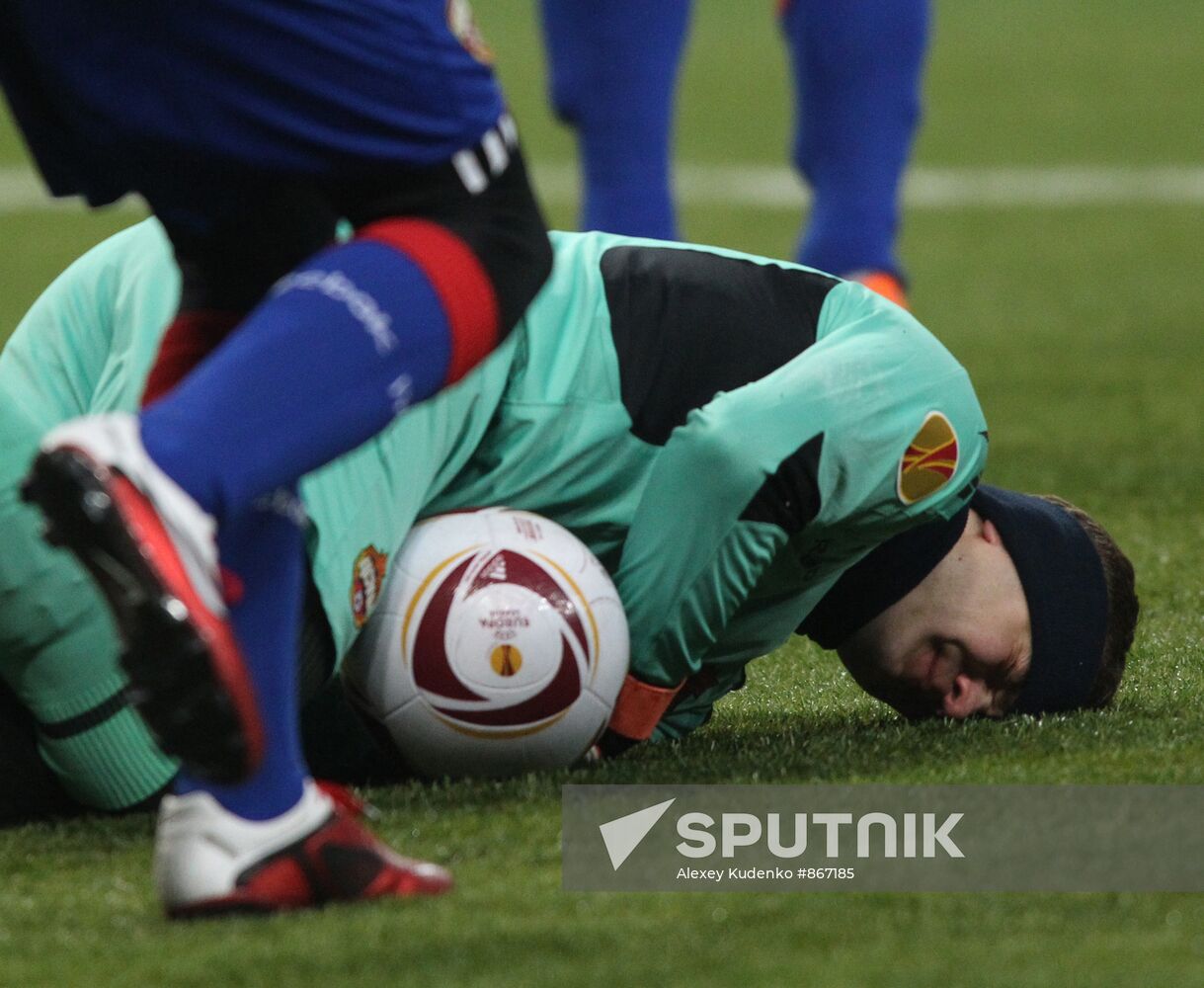 Football. UEFA Europa League. CSKA vs. PAOK