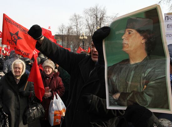 Rally, devoted to 93rd anniversary of Soviet Army