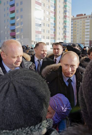 Vladimir Putin visits Northwestern Federal District