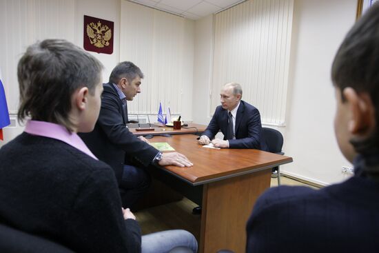 Vladimir Putin visits Northwestern Federal District
