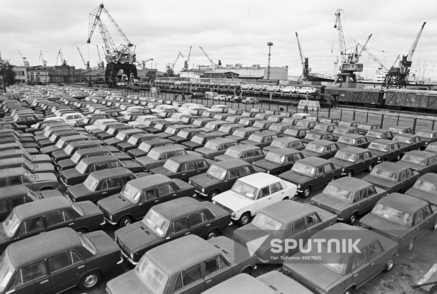 Riga trade seaport