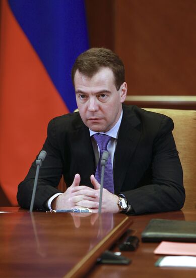 Dmitry Medvedev meets with presidential envoys