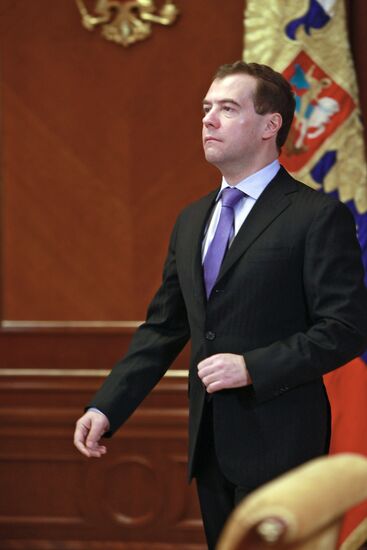 Dmitry Medvedev meets with presidential envoys