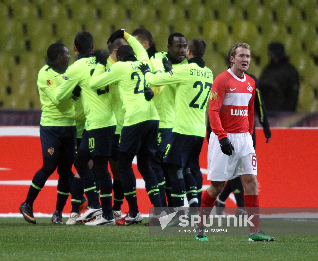 Spartak vs. Basel, UEFA Europa League