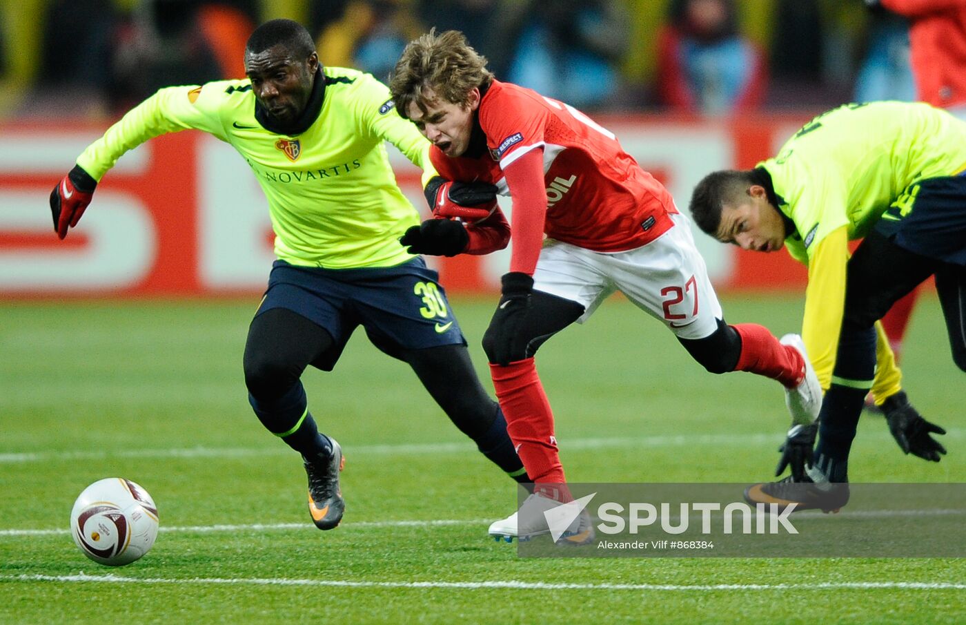 Football. UEFA Europa League. Spartak vs. Basel