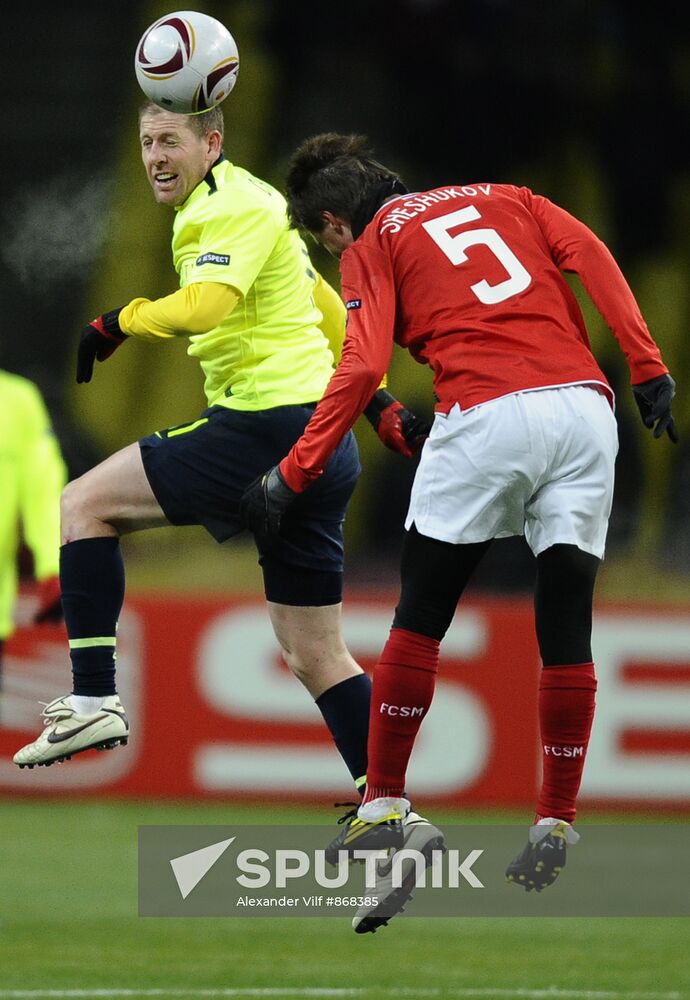 Football. UEFA Europa League. Spartak vs. Basel