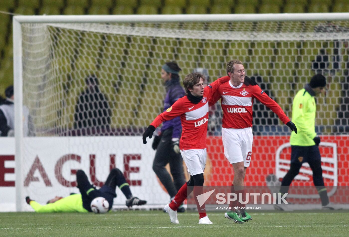 Football. UEFA Europa League. Spartak vs. Basel