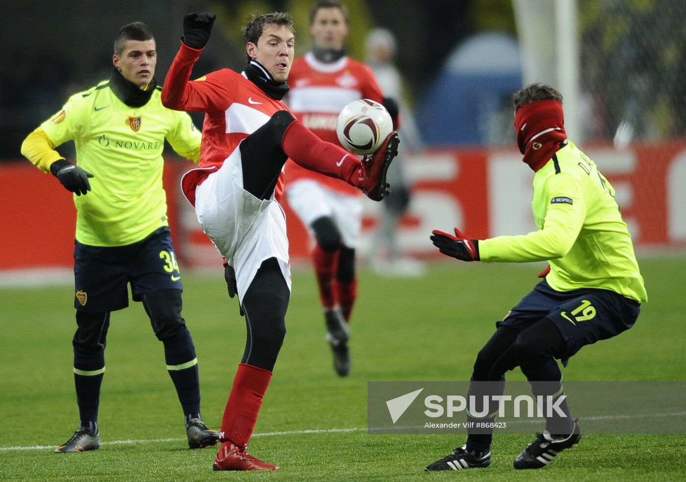 Football. UEFA Europa League. Spartak vs. Basel