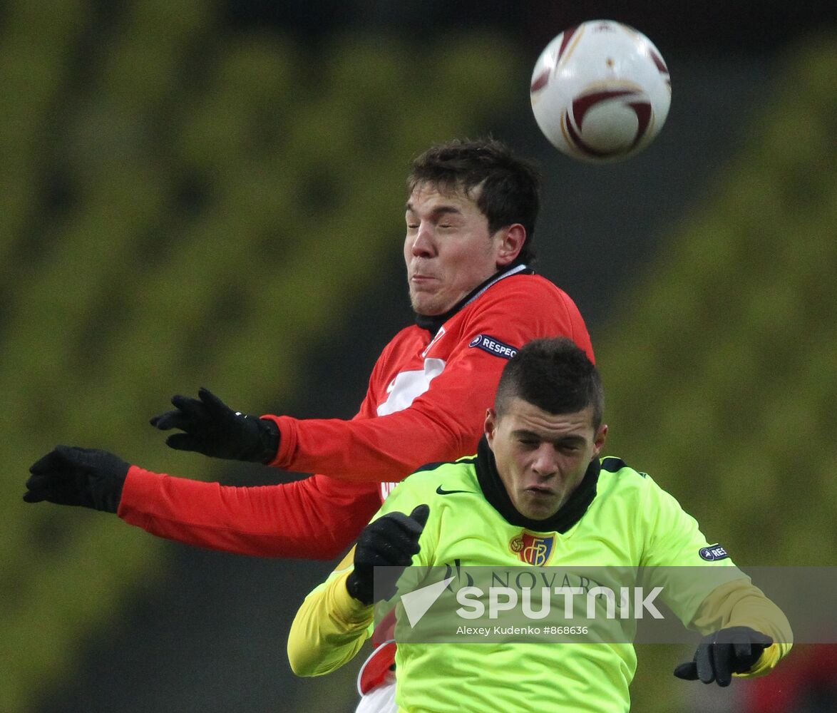 Football. UEFA Europa League. Spartak vs. Basel