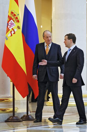 King of Spain's working visit to Russia