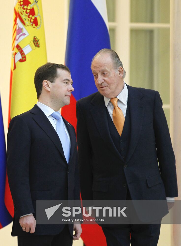 King of Spain's working visit to Russia