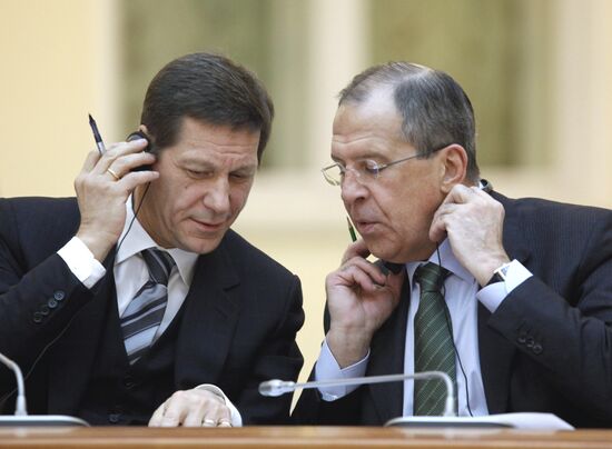 Alexander Zhukov and Sergei Lavrov