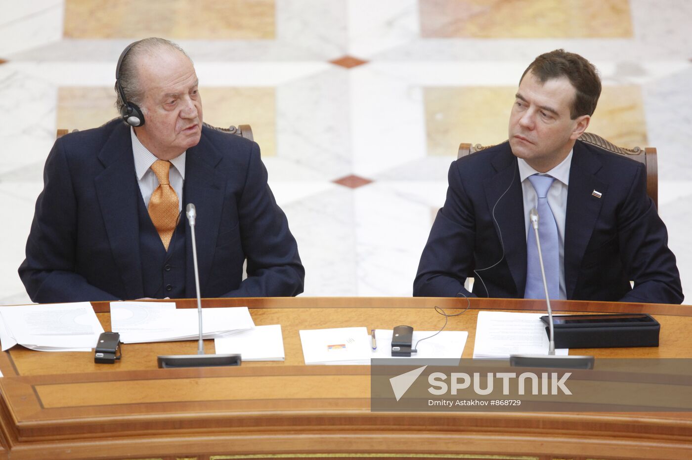 King of Spain's working visit to Russia