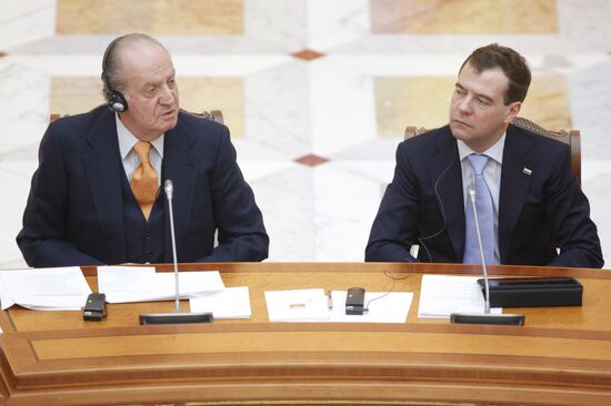 King of Spain's working visit to Russia