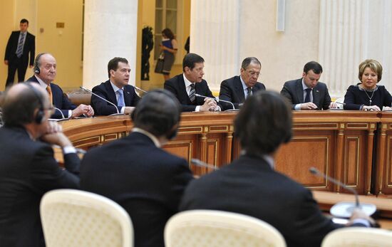 King of Spain's working visit to Russia