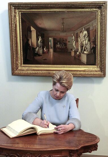 Svetlana Medvedeva in St.Petersburg