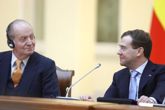 King of Spain's working visit to Russia