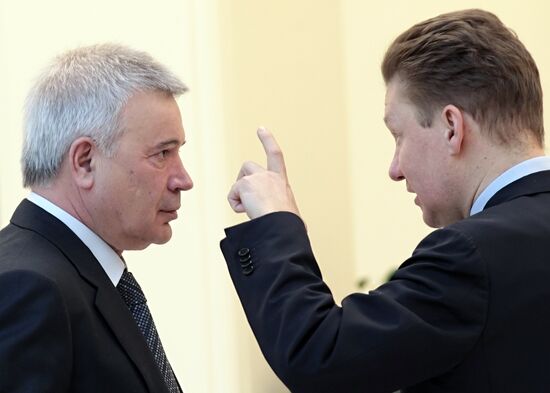 Vagit Alekperov and Aleksei Muller