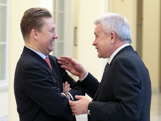 Vagit Alekperov and Aleksei Muller