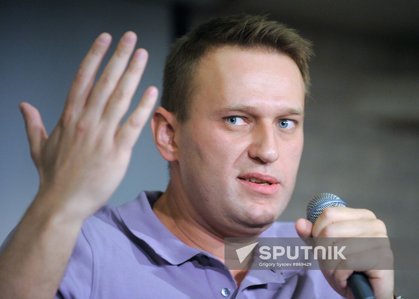 Meeting with blogger Alexei Navalny