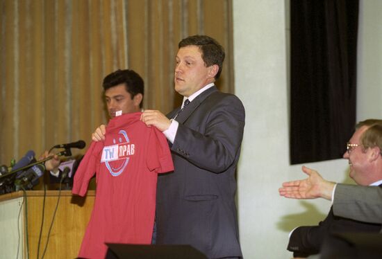 Grigory Yavlinsky, Yabloko's+ leader