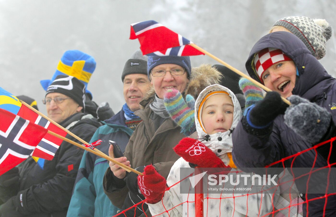 World cup women's long distance ski racing