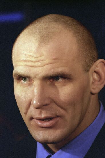 One of Unity movement leaders Alexander Karelin