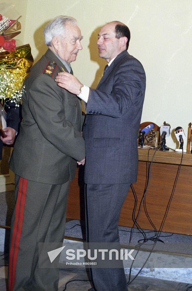 Konstantin Chernenko and Enrico Berlinguer