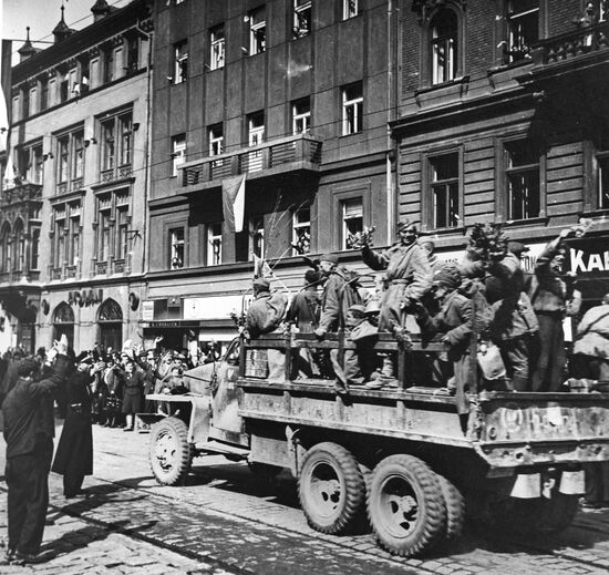 Soviet forces in Prague