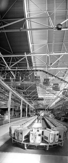 Assembly shop of Baku home air conditioner plant