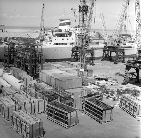 The Leningrad seaport