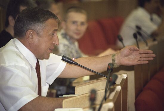 "Agrarian group" leader Nikolai Kharitonov