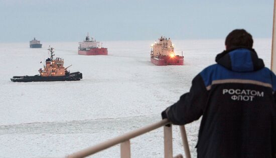 Dozens of ships stuck in the Gulf of Finland