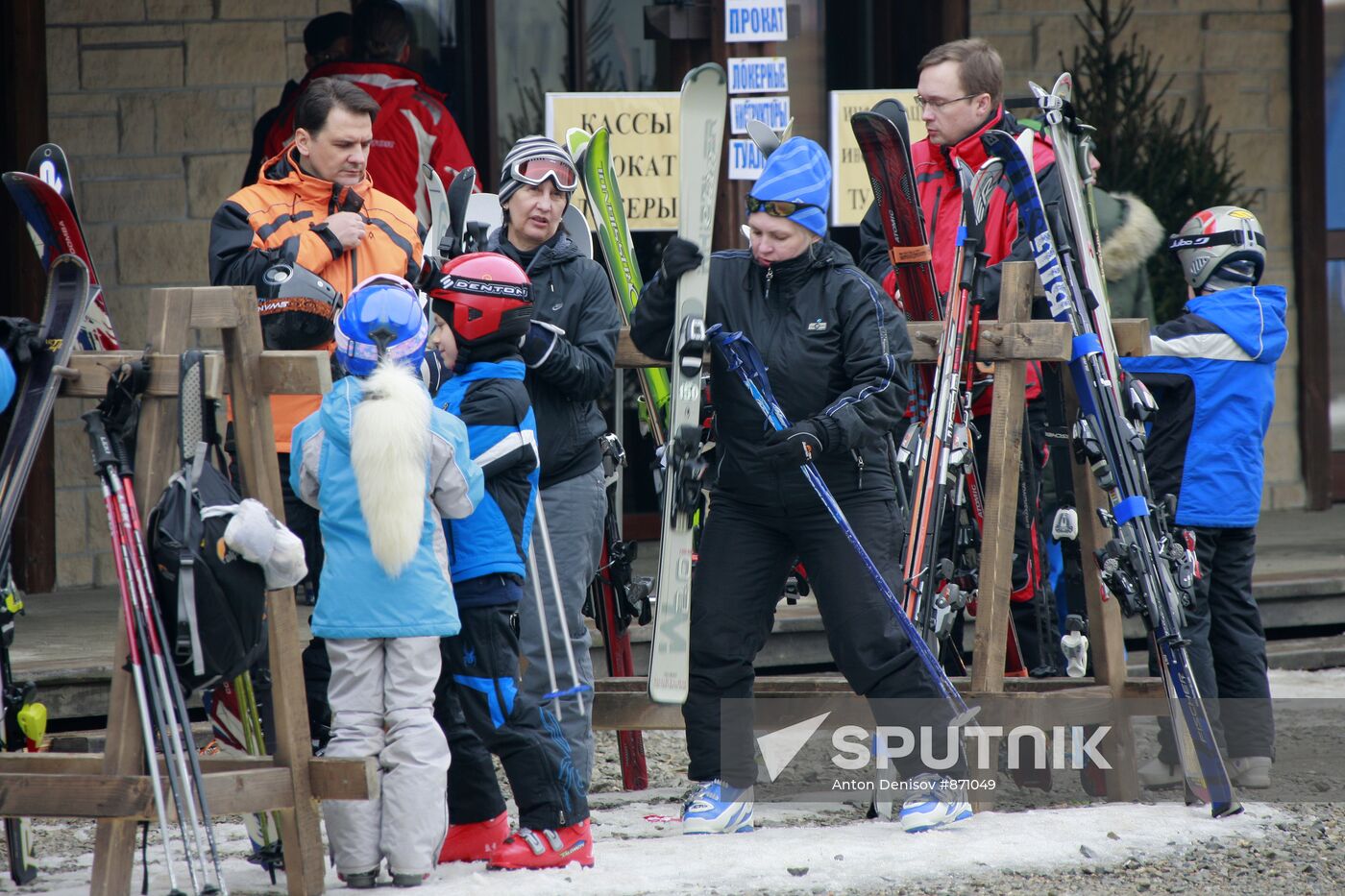 Official opening of alpine ski resort Roza Khutor