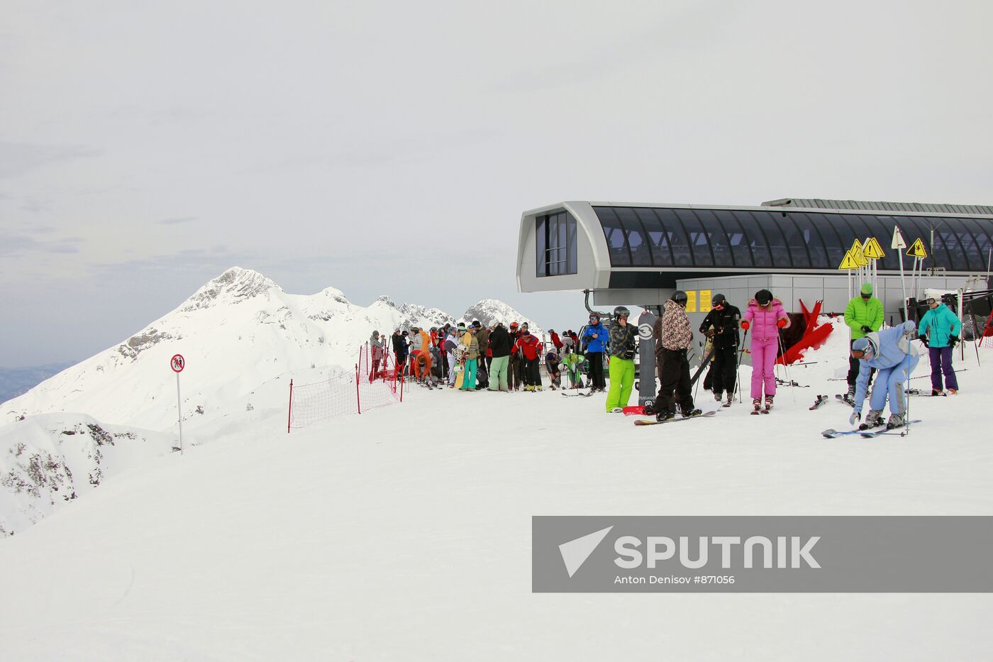 Opening of Rosa Khutor ski resort