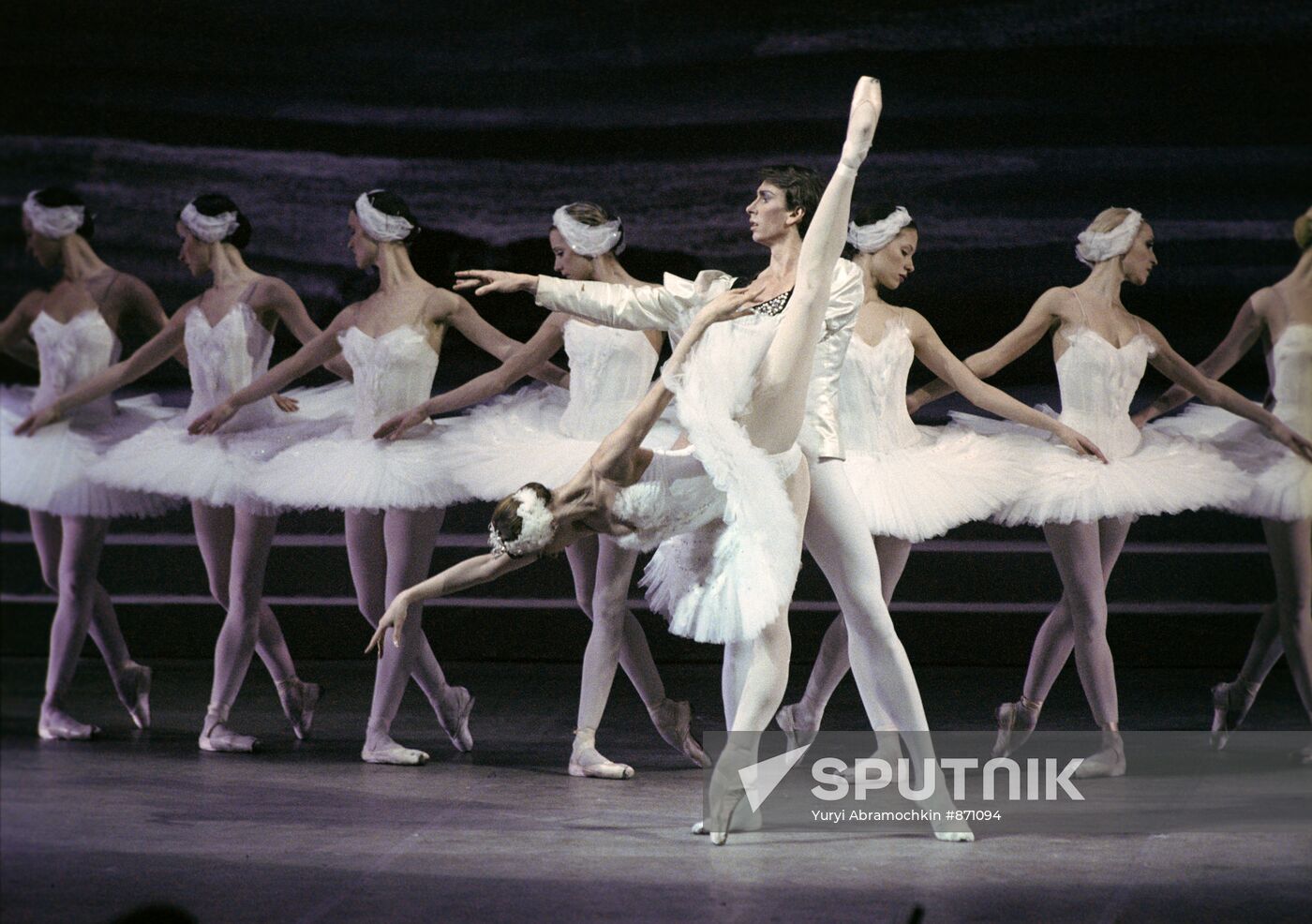 Scene from Swan Lake opera