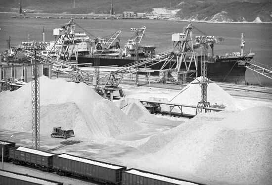 The Nakhodka seaport
