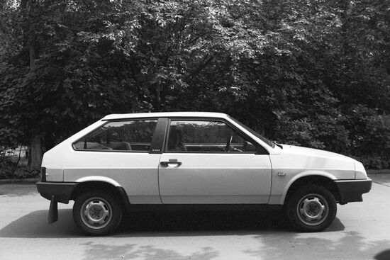 A Lada VAZ-2108 passenger car