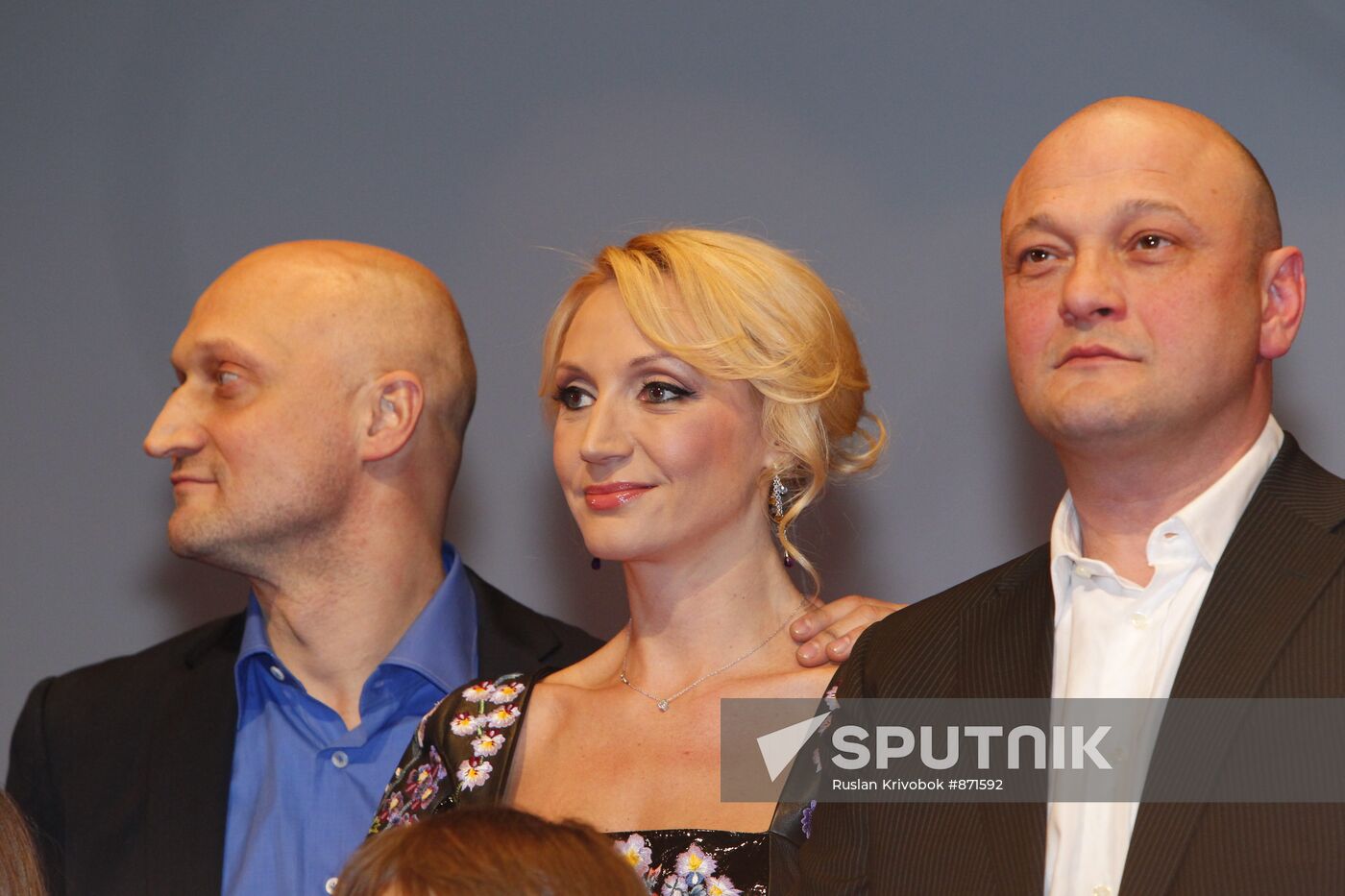 Gosha Kutsenko, Kristina Orbakajte and Sergei Ginzburg
