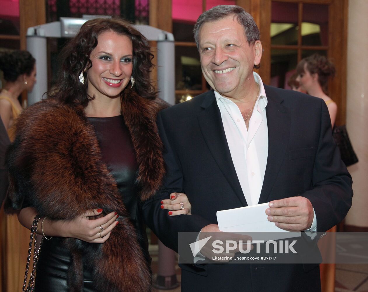 Boris Grachevsky with wife