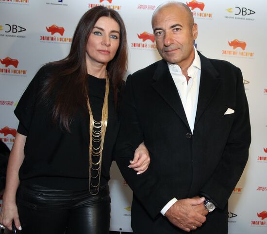 Igor Krutoy with wife Olga