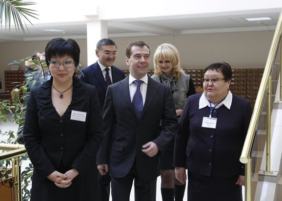 President Medvedev's business trip to Kalmykia
