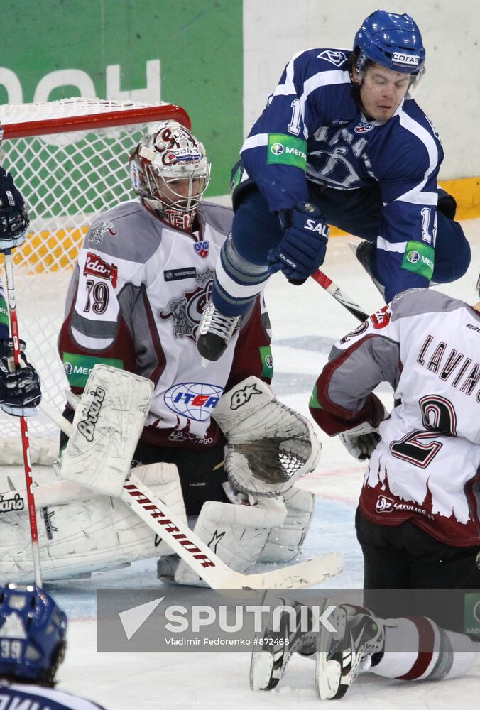 Ice Hockey. KHL. Dynamo Moscow vs. Dinamo Riga